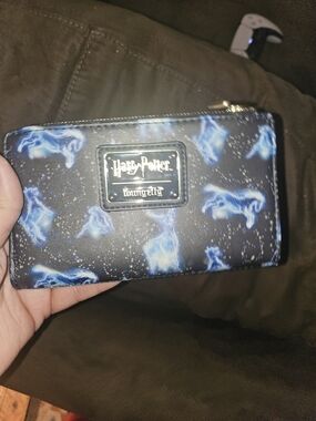 Harry Potter Loungefly Blue Patronus Zip Wallet